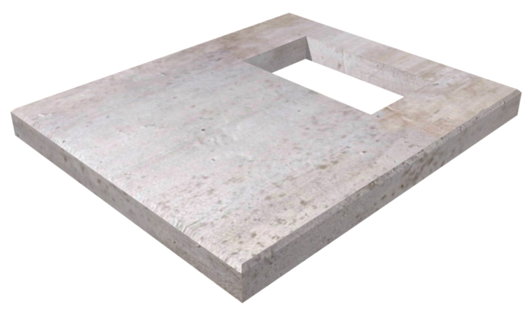 3'-8"x4'-4" Equipment Pad-TECO