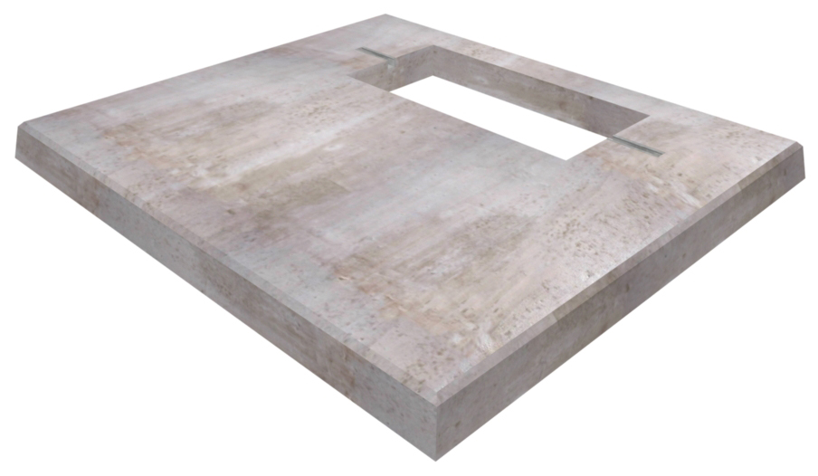 4'-0"x4'-6"x6" Transformer Pad-Edison UGS #504 - Image 2