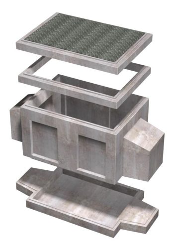 2'-0"x3'-0"x3'-0" Intercept Pull Box Edison UGS #215.1 - Image 2