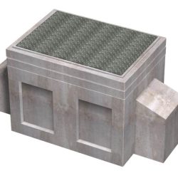 2'-0"x3'-0"x3'-0" Deep Recess Pull Box Edison UGS #215.1