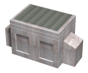 2'-0"x3'-0"x3'-0" Deep Recess Pull Box Edison UGS #215.1