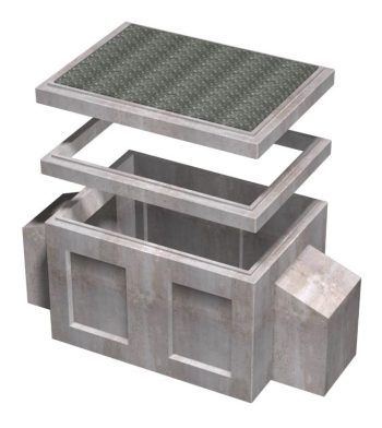 2'-0"x3'-0"x3'-0" Deep Recess Pull Box Edison UGS #215.1 - Image 2