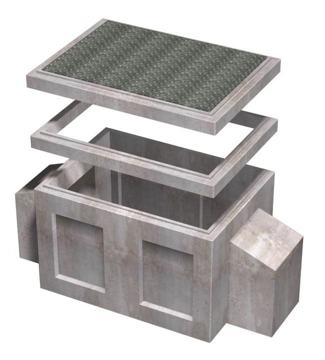 3'-0"x5'-0"x4'-0" Recess Pull Box UGS #225.1 - Image 2