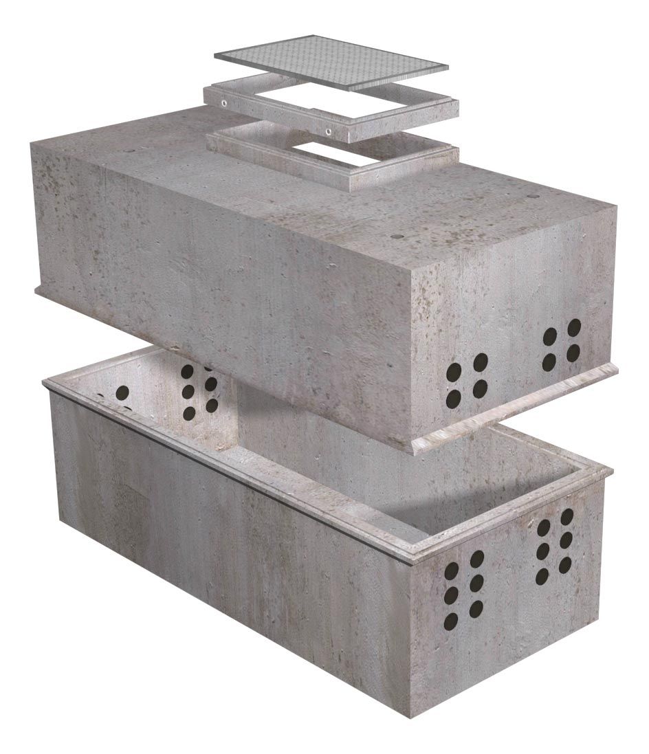 6'-0"x12'-0"x7'-0" Electrical Vault-Edison UGS #568.1 - Image 2