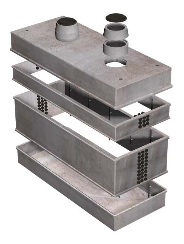 6'-0" x 15'-0" x Varies Communications Vault-AT&T - Image 2