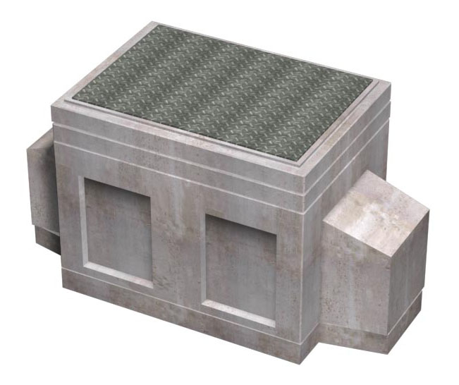 2'-6"x4' Intercept Pull Box-asadena