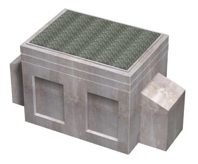2'-6"x4' Deep Recess Pull Box-Aneheim