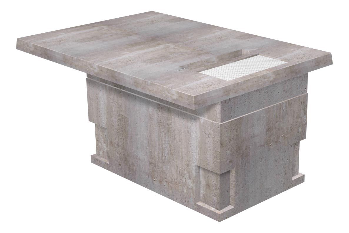 8' x 10' Colton Slab Box-Pad #405.05