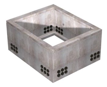10'x10'-6" Slab Box/Pad-LADWP