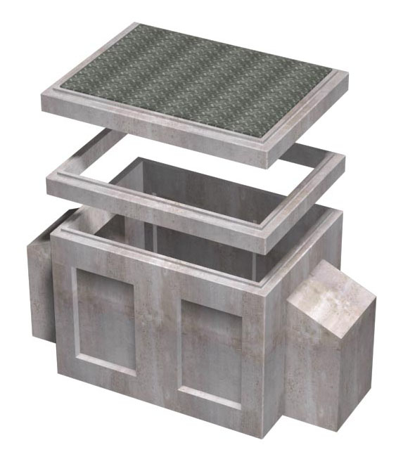 2'-6"x4' Deep Recess Pull Box-Pasadena - Image 2