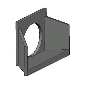 Single Pipe Wing Wall