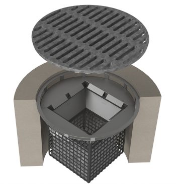 FloGard +Plus® Catch Basin Insert Filter, Round Inlet