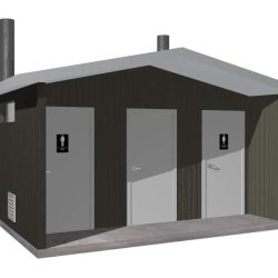 EASI-SET DOUBLE RESTROOM 12'-6" x 18'-6"