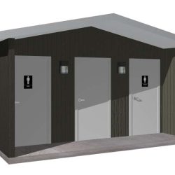 EASI-SET DOUBLE RESTROOM 10'-8" x 17'-6"