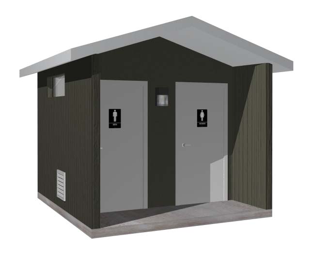 EASI-SET SINGLE RESTROOM 10'-8" x 11'-1"
