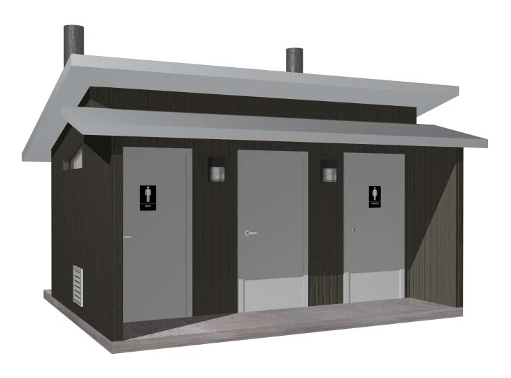 EASI-SET DOUBLE RESTROOM 11'-11" x 17'-6"