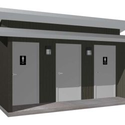 EASI-SET DOUBLE RESTROOM 10'-8" x 17'-6"