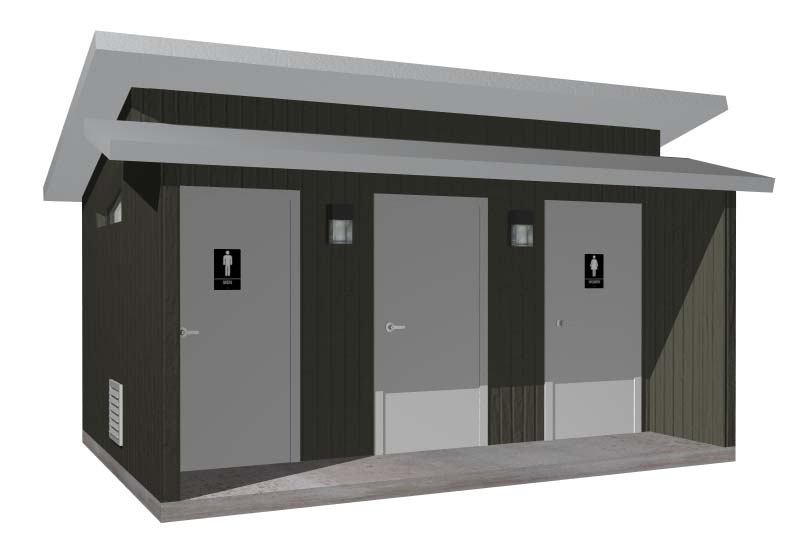 EASI-SET DOUBLE RESTROOM 10'-8" x 17'-6"