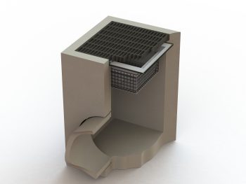 FloGard +Plus® Catch Basin Insert Filter, Wall Mount