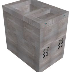 7'x10'-6" Slab Box/Pad-Azusa