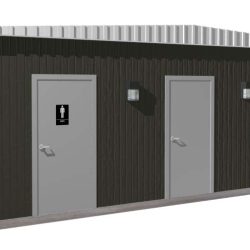 EASI-SET MULTIPLE STALLED RESTROOM 24' x 20'