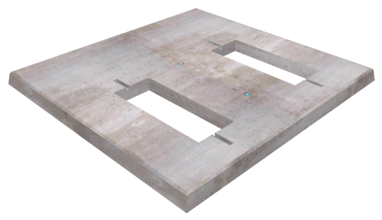 7'-6" x 8'-1" Transformer Pad 3419