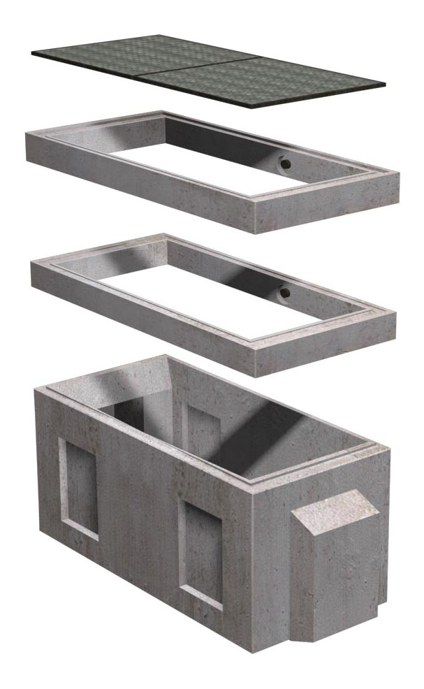 3'x5' Standard Recess Pull Box