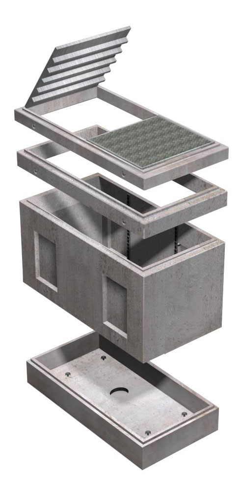 3'x5' Standard Flatwall Intercept Pull Box - Image 2