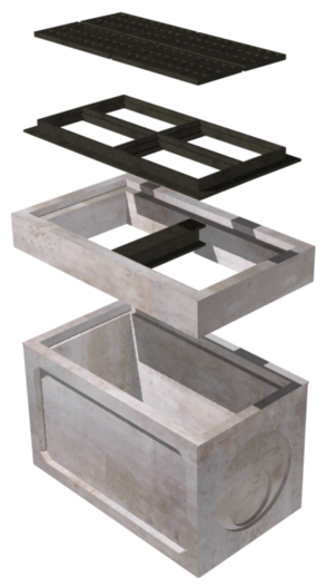 30" x 60" Type "BB" Curb Inlet 4-Grates - Image 2