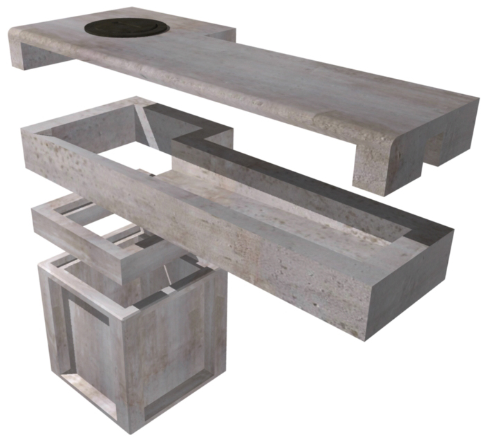 36" x 36" Type "C1" Inlet-City of Houston (C.O.H.) - Image 2