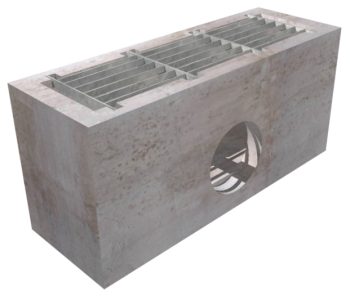 Type "C" 3-Grate Inlet TXDOT