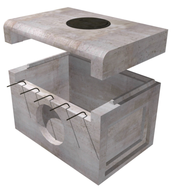 5' Curb Inlet w/4.0 Invert - Image 2