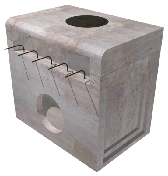 5' Curb Inlet w/5.0 Invert