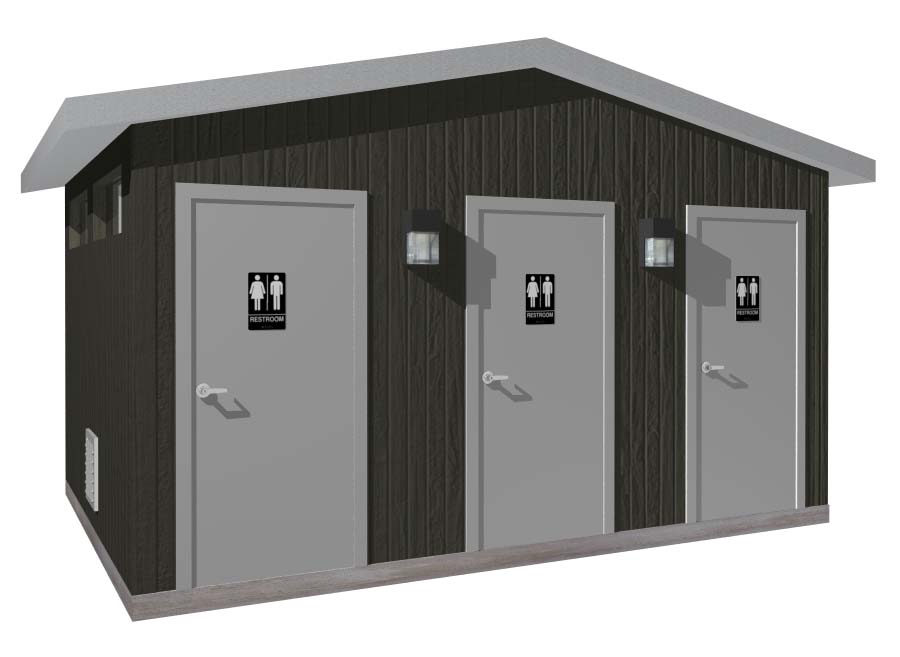EASI-SET UNISEX RESTROOM 10'-8" x 17'-6"