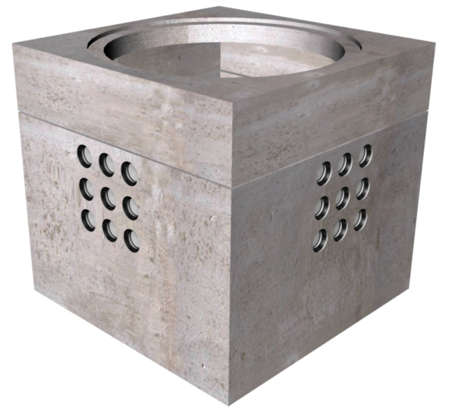 6'x6'x7' Utility Vault- Aircraft Rated