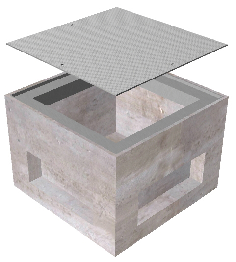 3'x3' Electrical Pull Box - Image 2