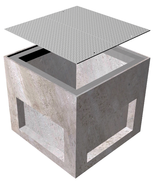 4'x4' Electrical Pull Box - Image 2