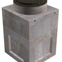 3'x3' Communications Vault w/Manhole