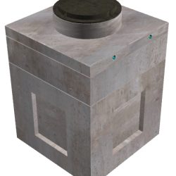 4'x4' Communications Vault w/Manhole