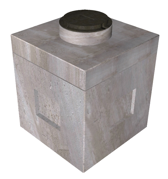 5'x5' Electrical Vault w/MH