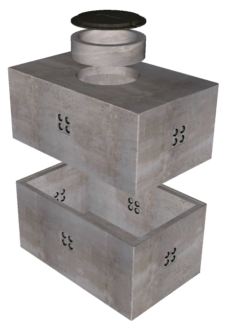 5'x8'-6" Electrical Vault w/MH - Image 2