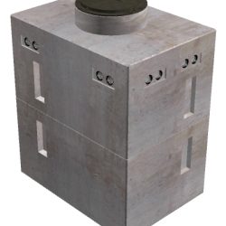 4'x6' Communication Vault w/Manhole