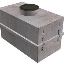 6'x12' Vault VERIZON Splayed Duct