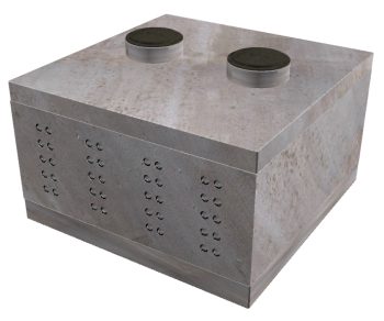 12'x12' Electrical Vault Center Rack w/MH
