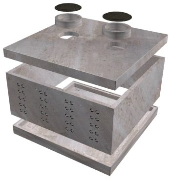 12'x12' Electrical Vault Center Rack w/MH - Image 2