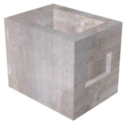2'x3'x3' Handhole w/KO