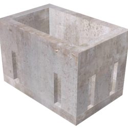 2'x5'x3' Handhole w/Slab/KO