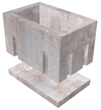2'x5'x3' Handhole w/Slab/KO - Image 2