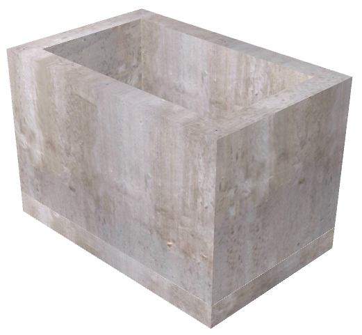 2'x5'x3' Handhole w/Slab