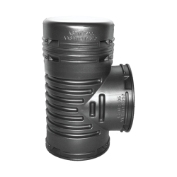Normandy Corrugated HDPE 6" Blind Tee (H X H)
